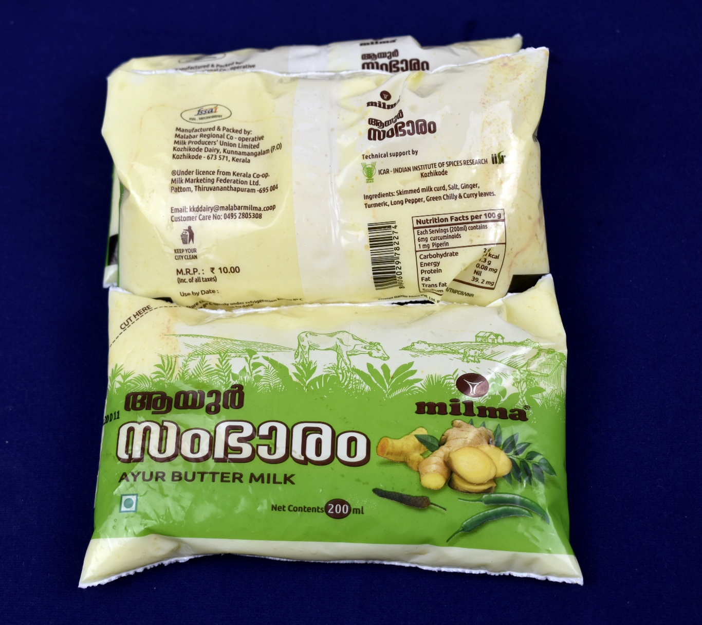 Spice flavoured butter milk 